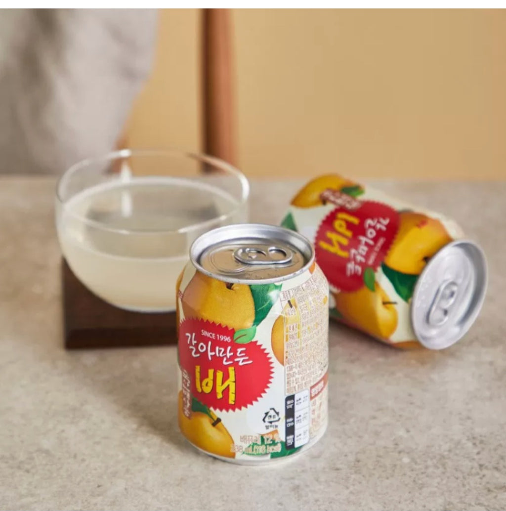 韓國梨汁(粒粒梨肉) | 韓式罐裝飲品 (238ml x 12罐 )
